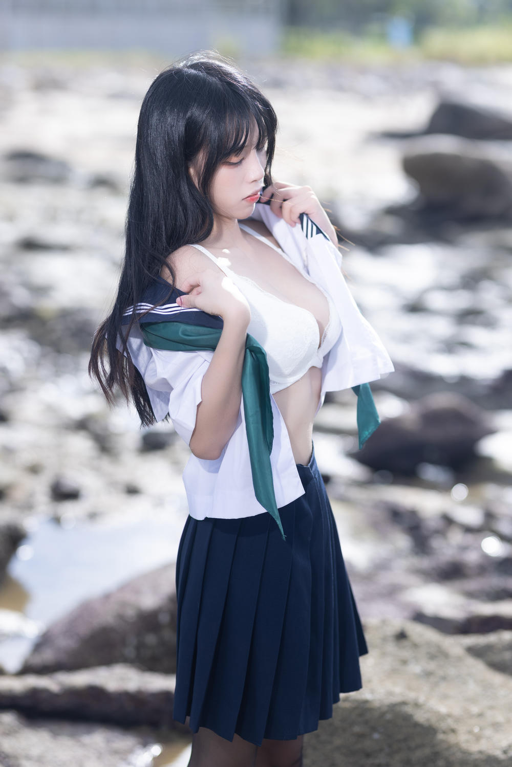 不呆猫 海边双人JK[51P1V-1.03GB]
